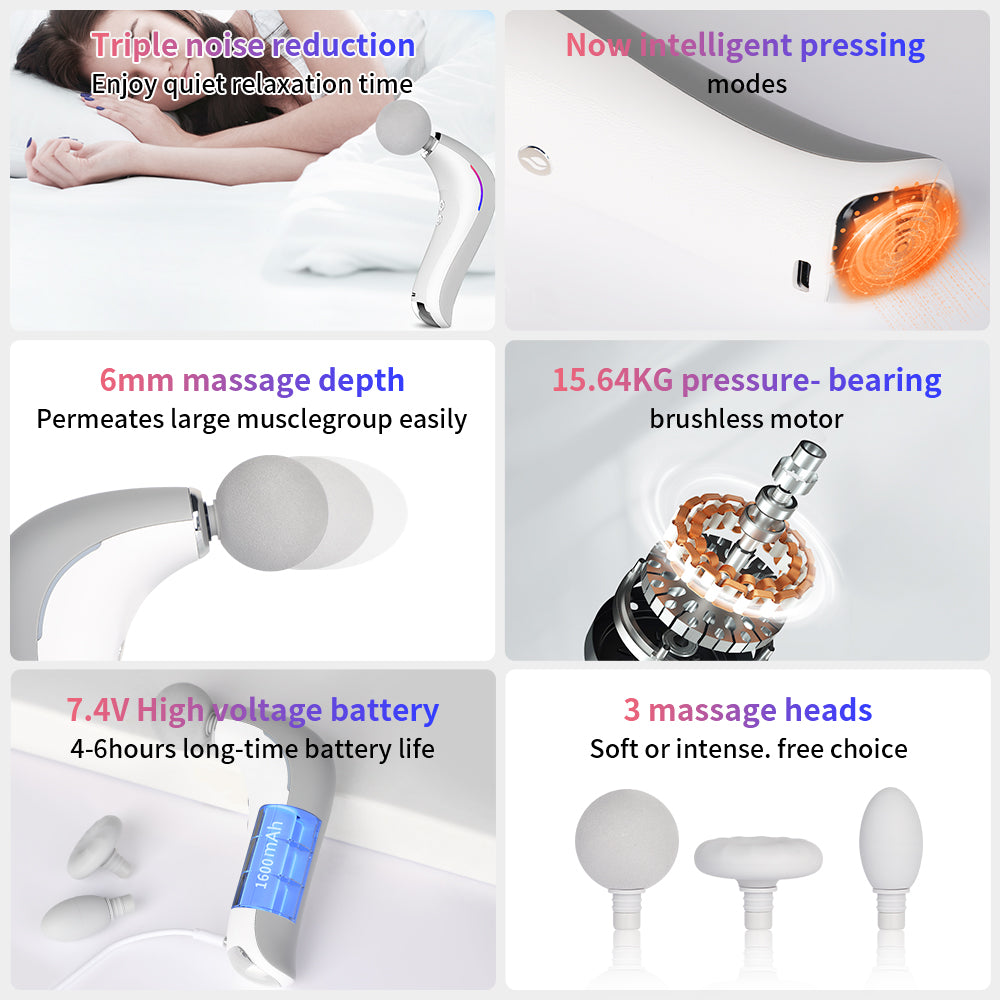 Electric Massage Gun-Portable Face Fitness Gun Therapy